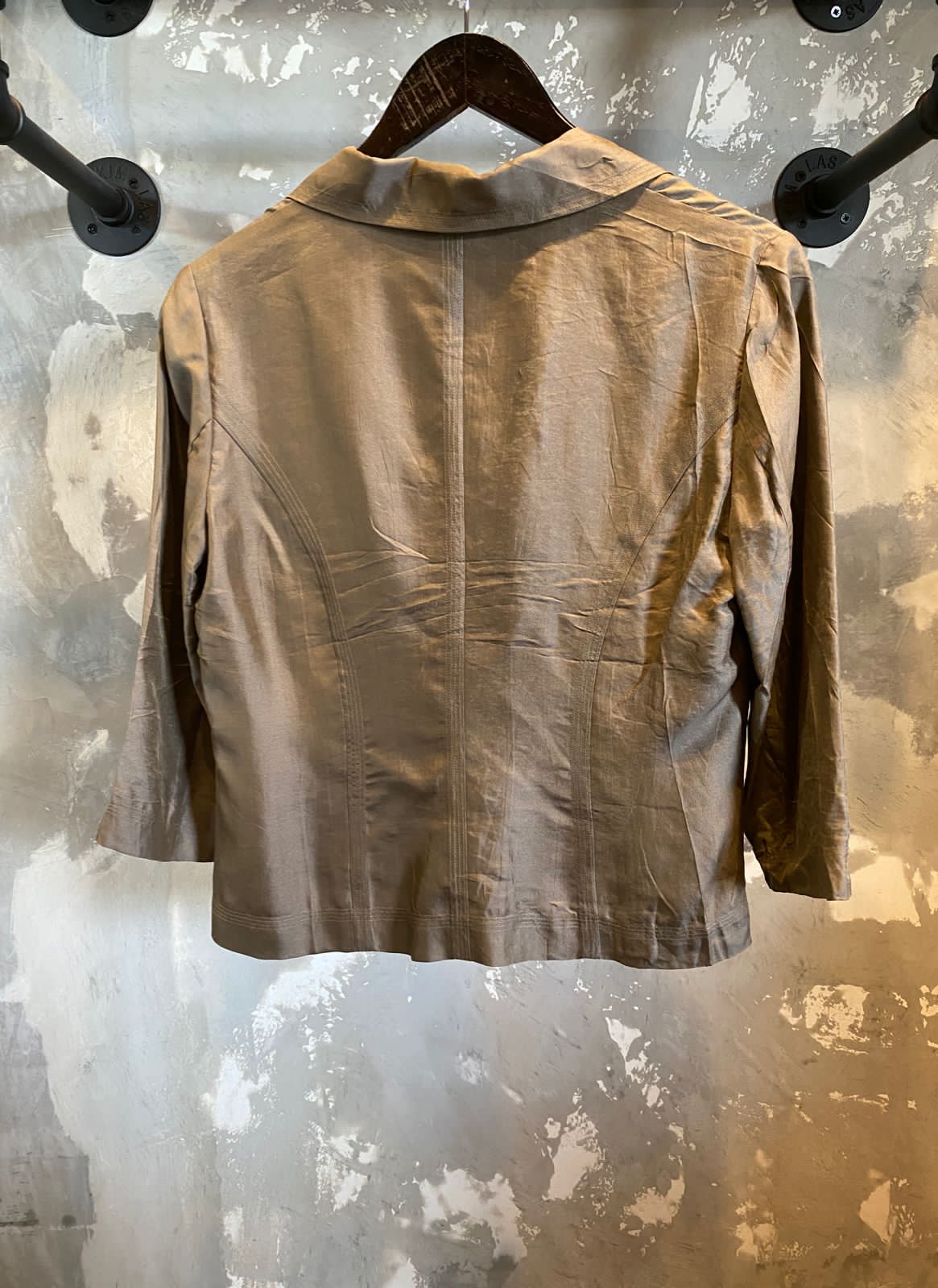 Silk button up blouse
