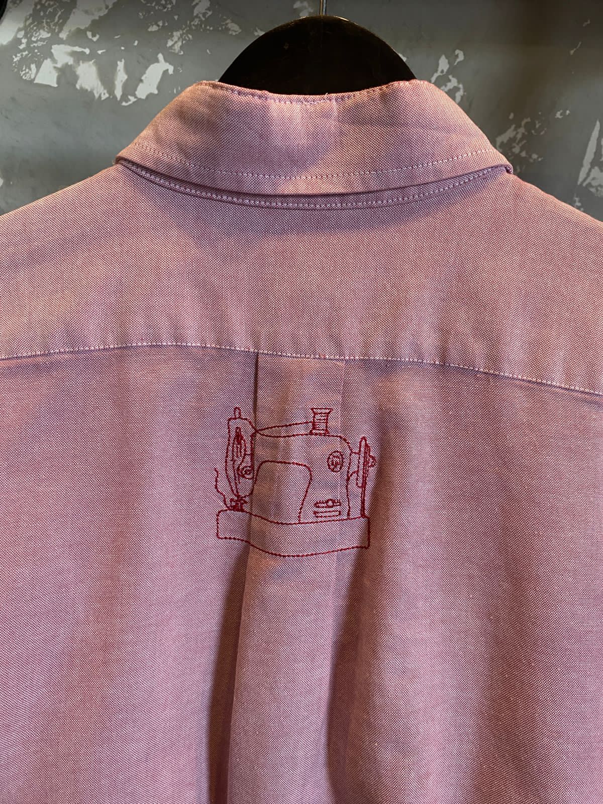 Button up Shit Embroidered