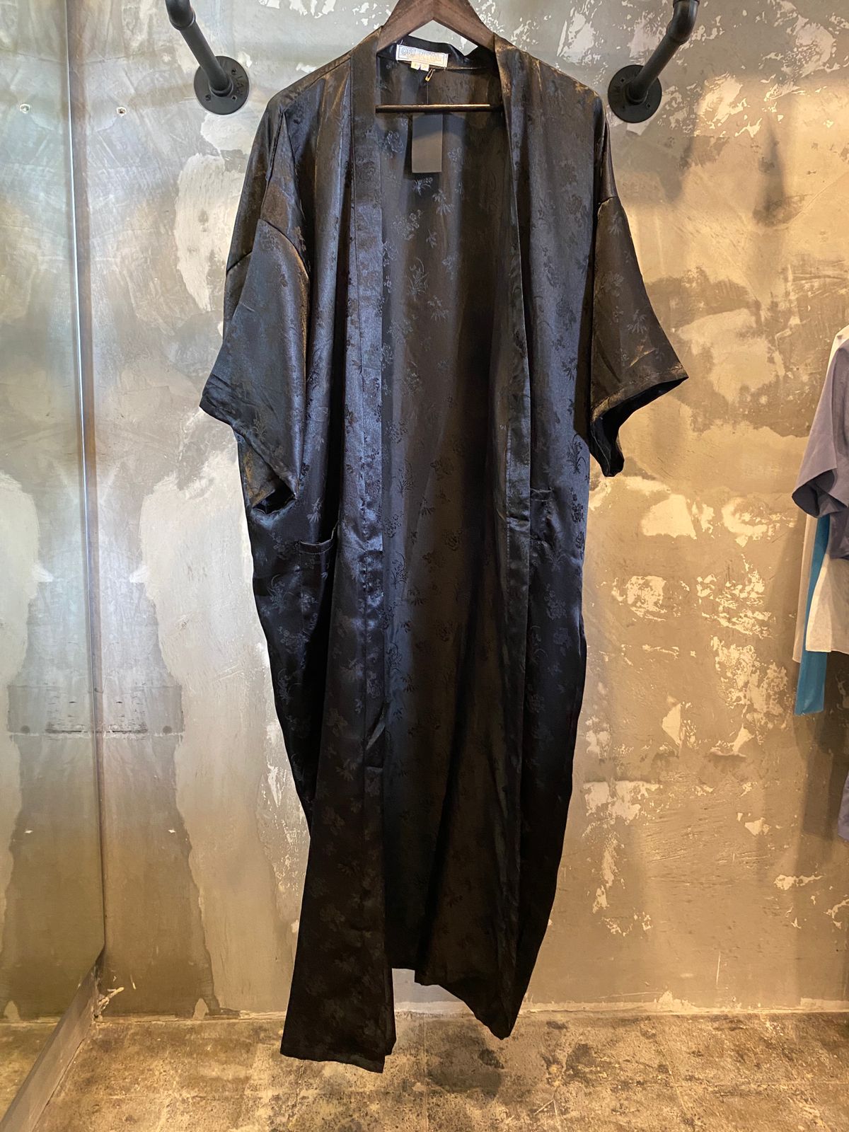 Kimono Black Silk