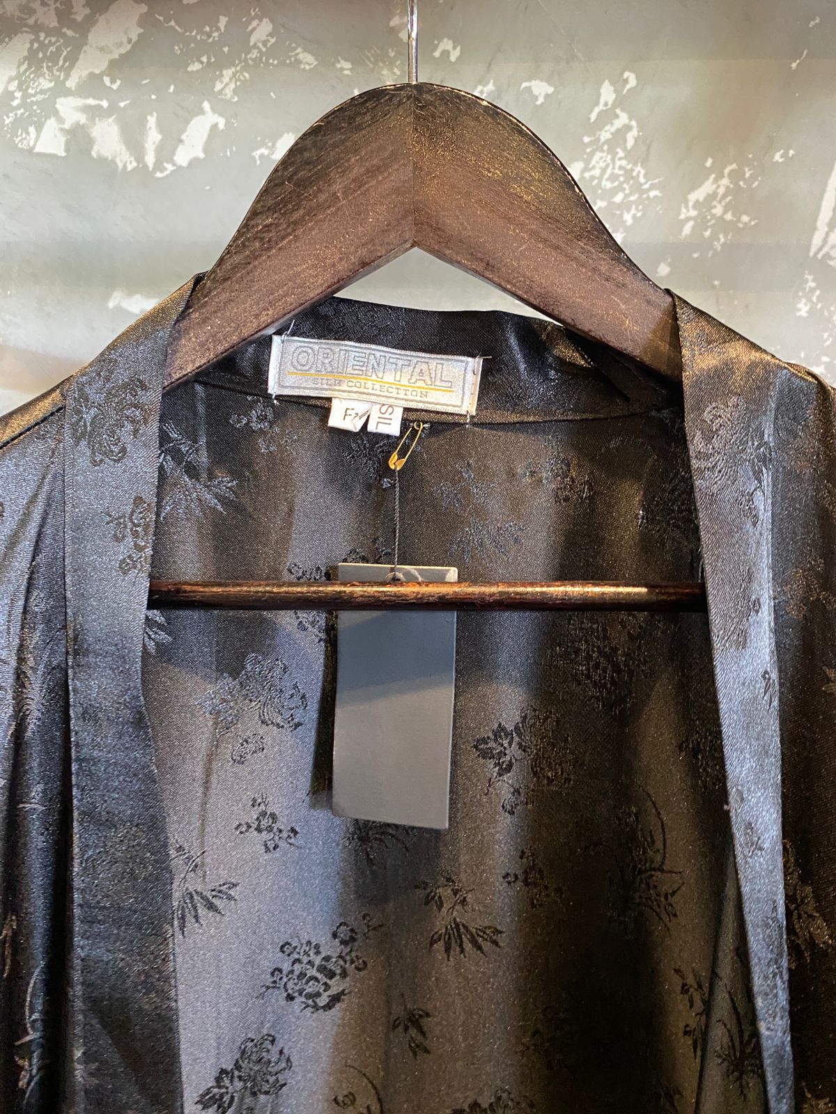 Kimono Black Silk
