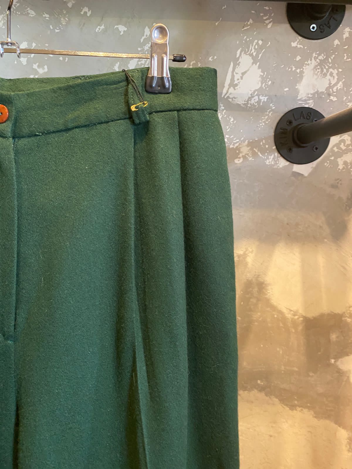 Wool Hight Waisted Shorts