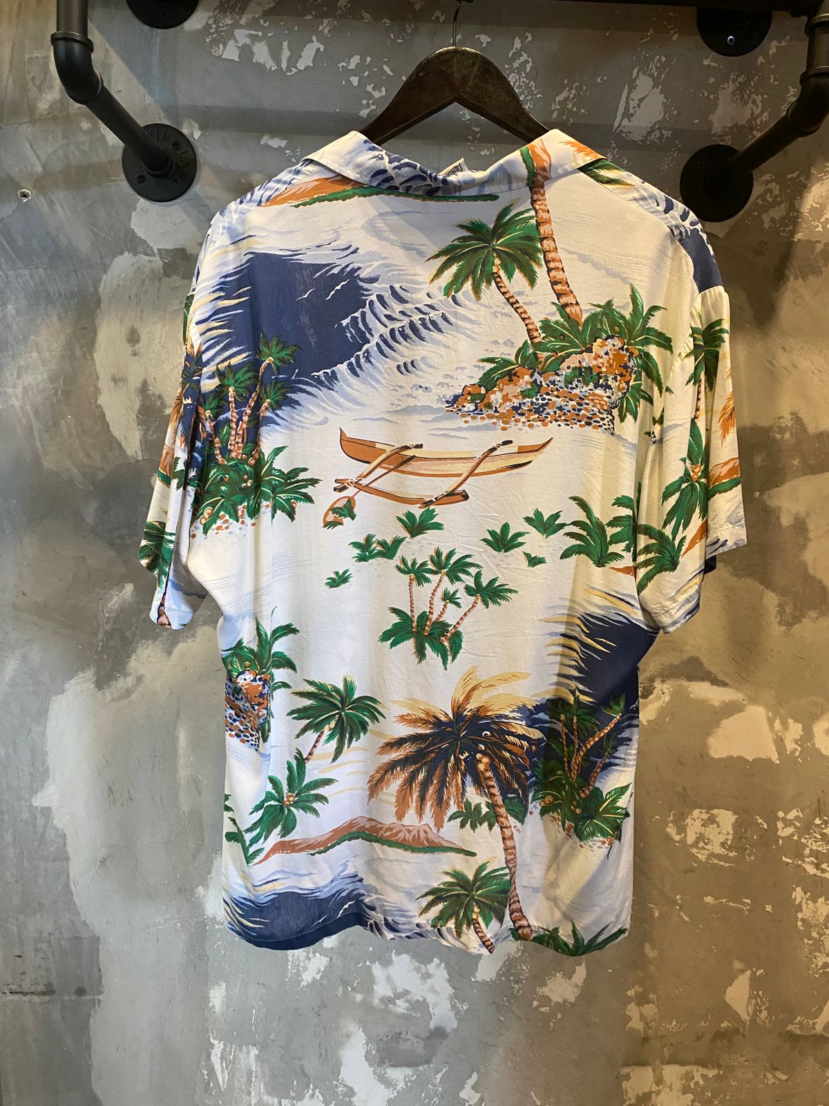 Hawaiian Button Up top