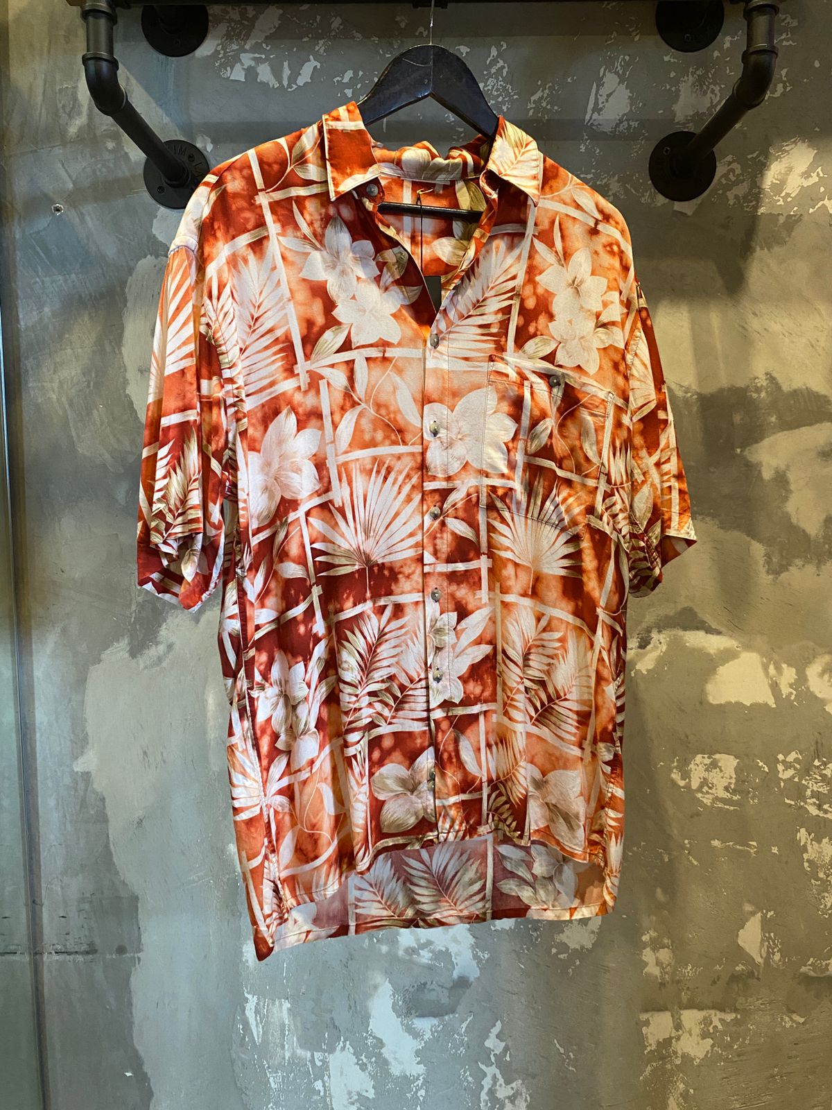 Hawaiian button up top