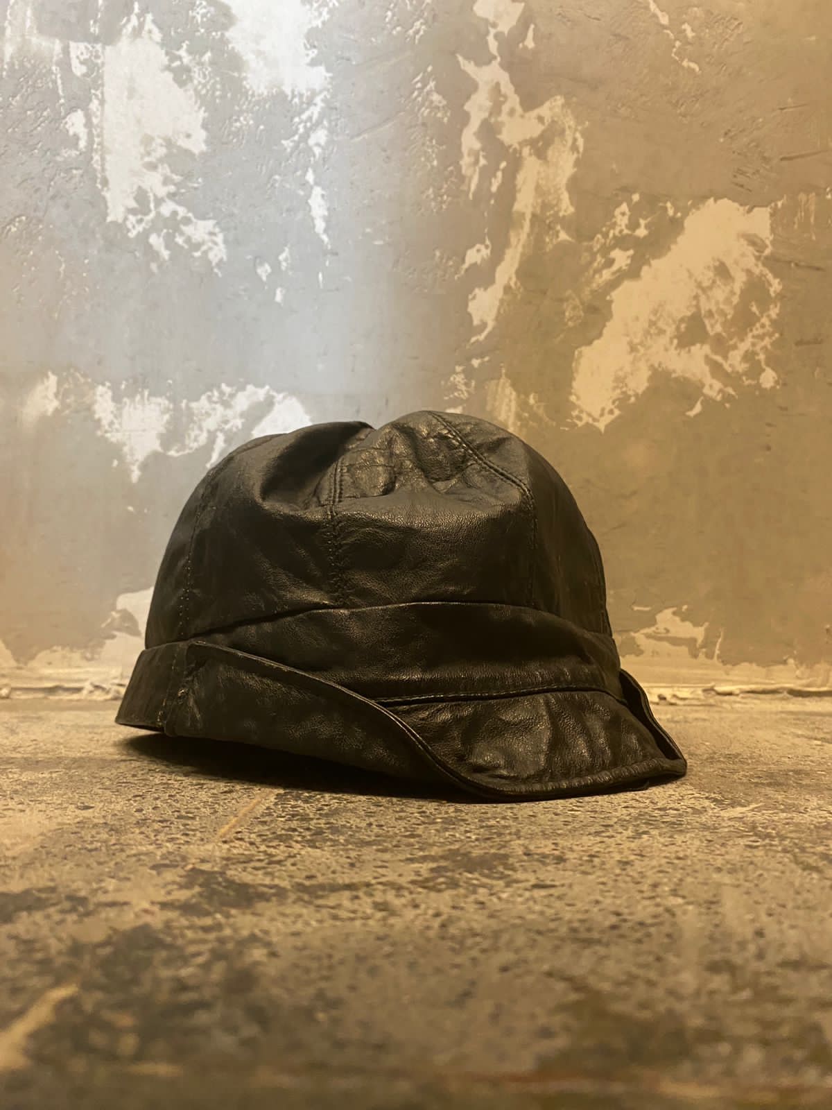 Leather hat