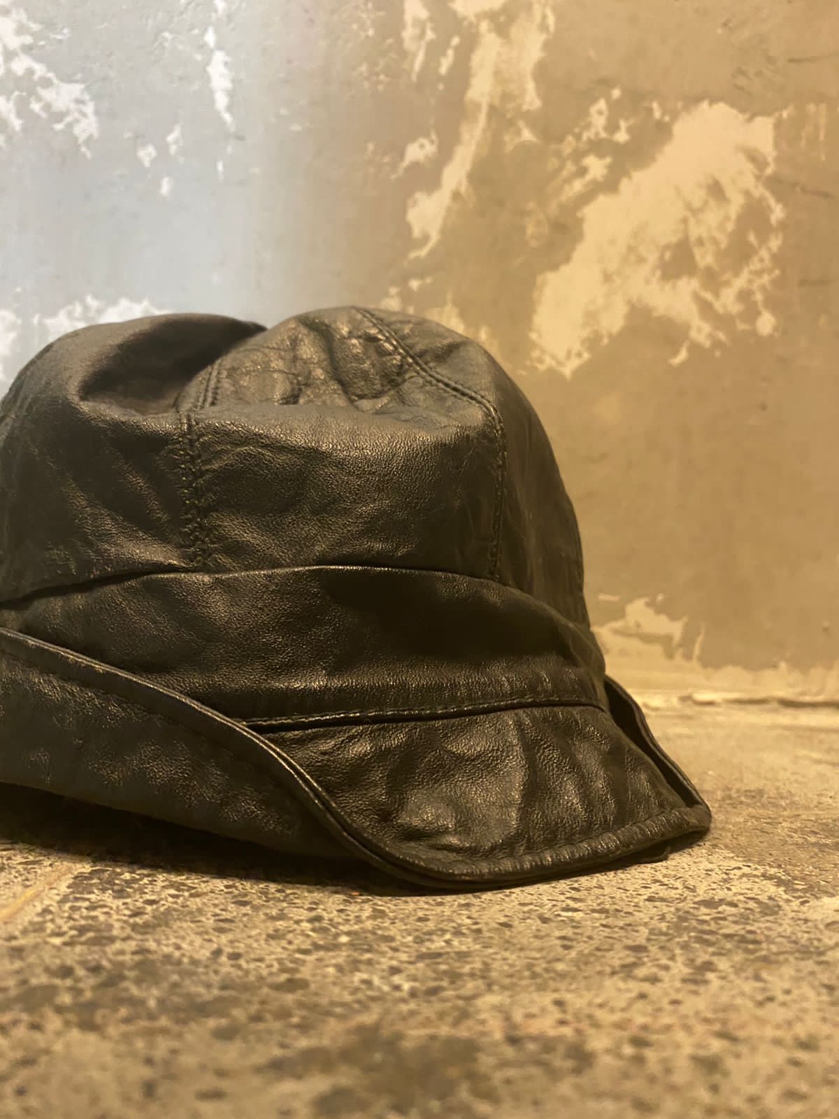 Leather hat