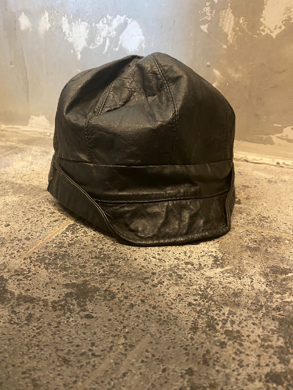 Leather hat