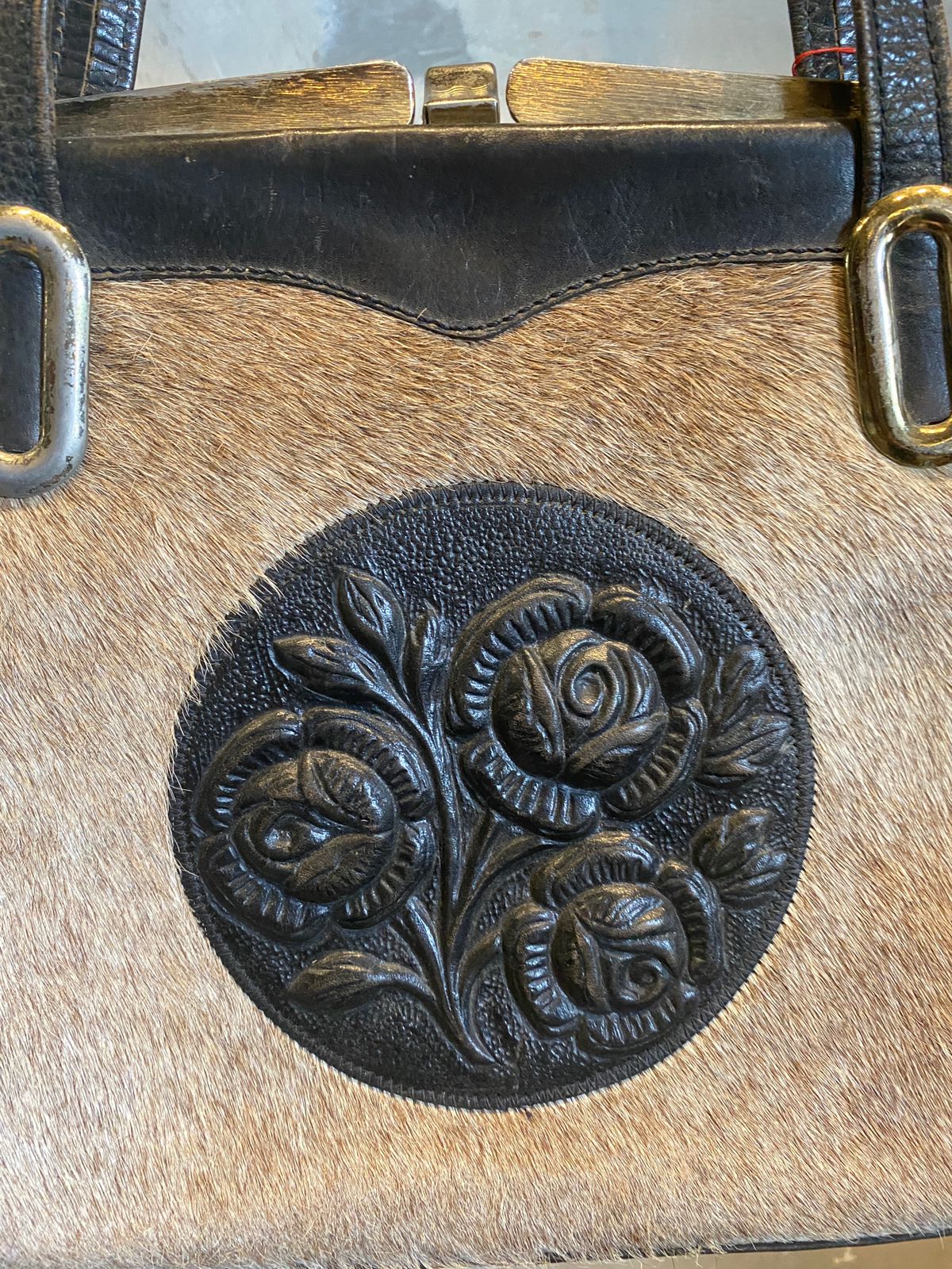 Leather Fur Pourse