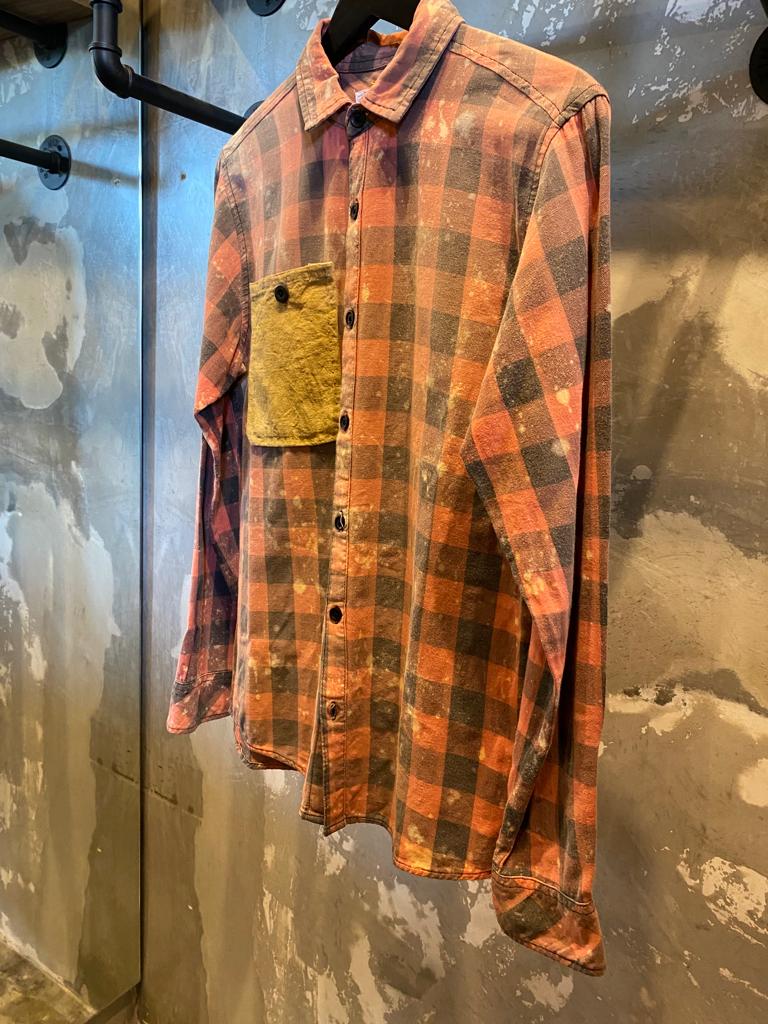 Upcycled Button up top