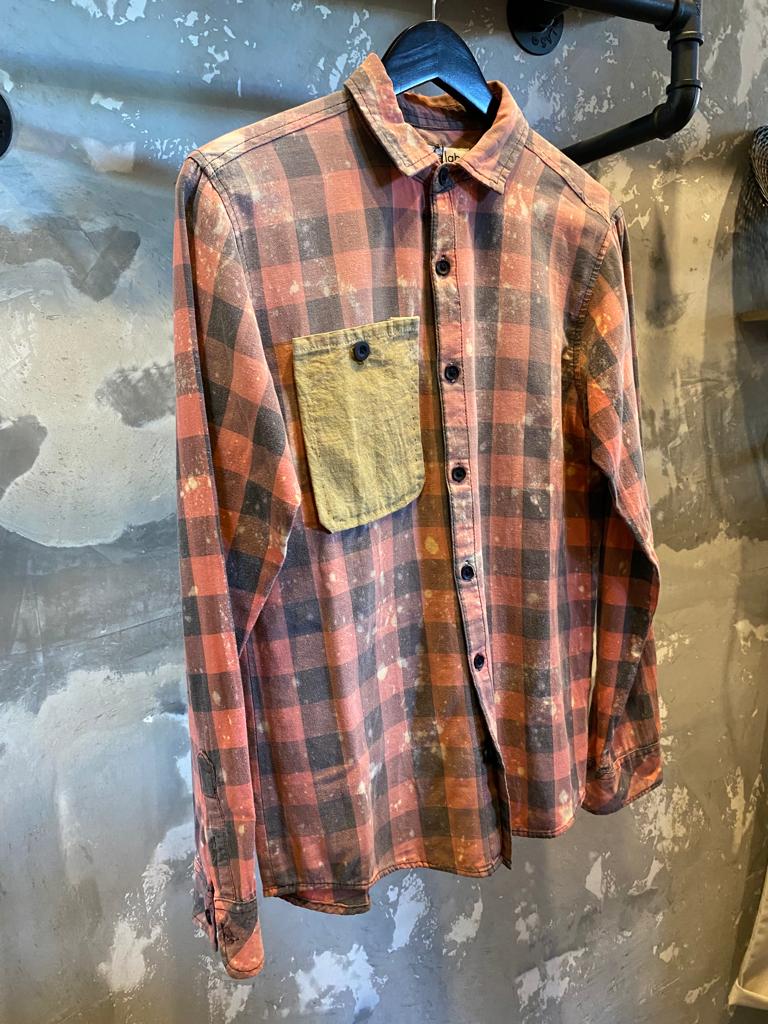 Upcycled Button up top
