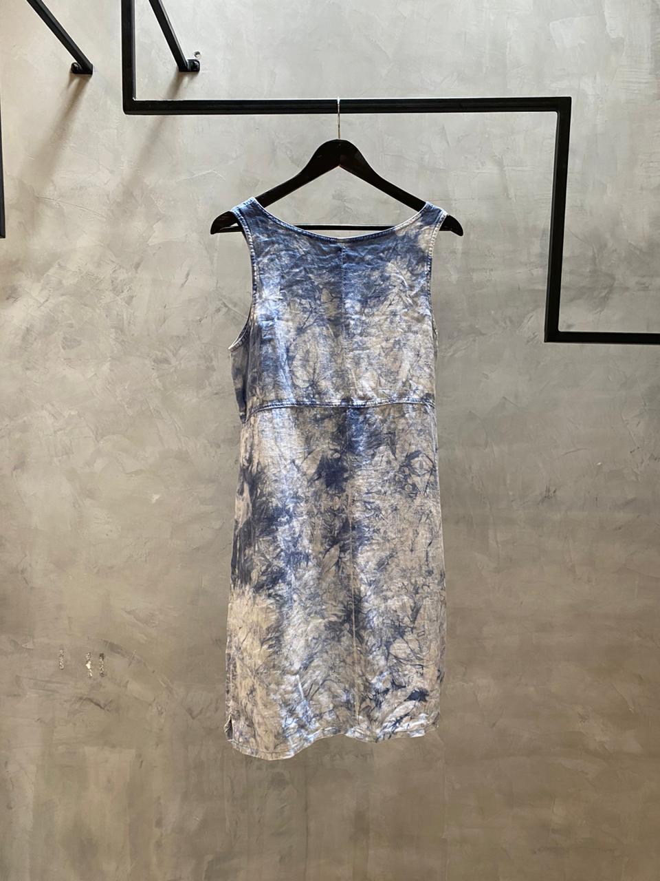 Tie Dye Light Dress Acid wash look