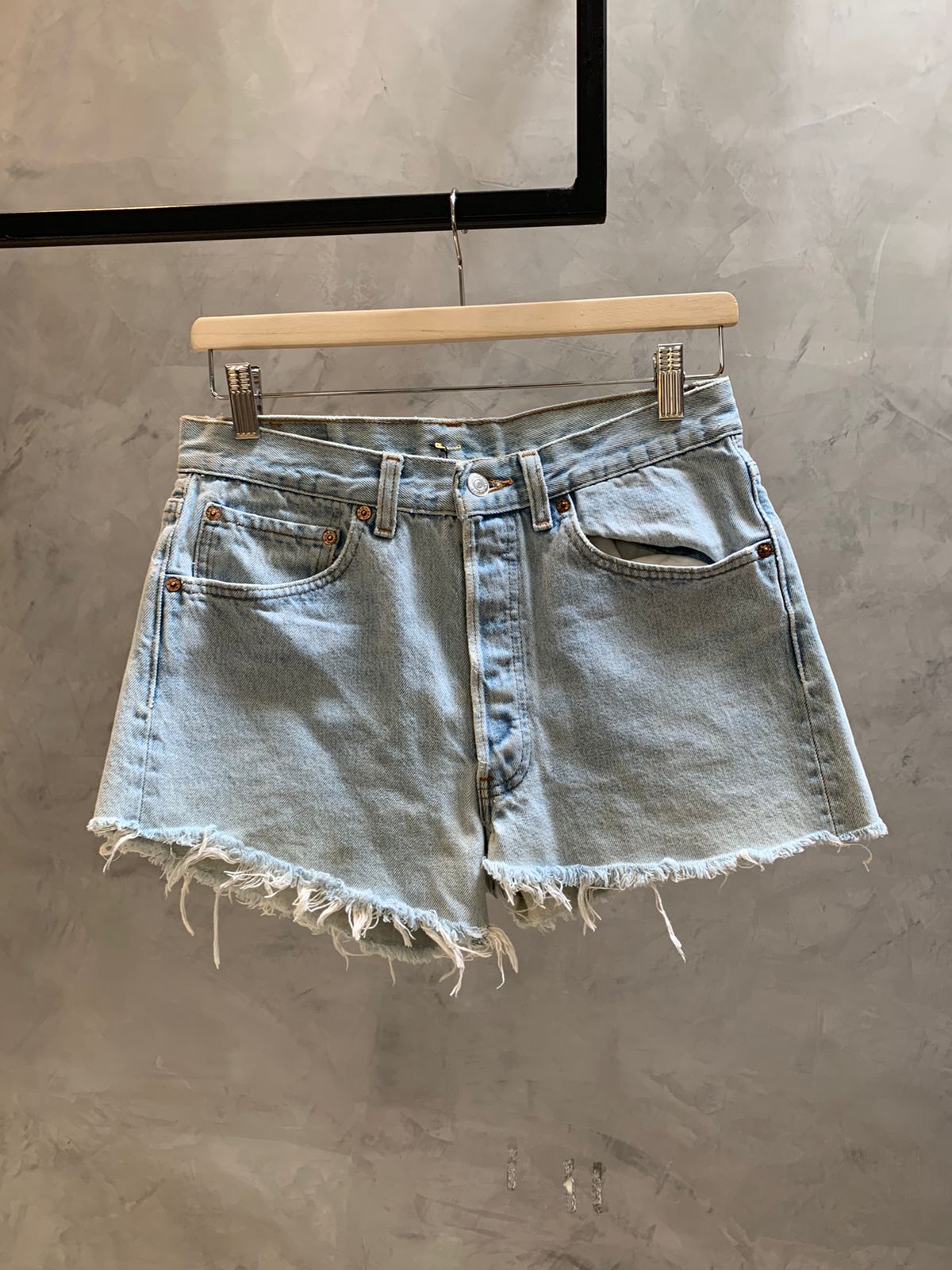 Light blue Denim Short