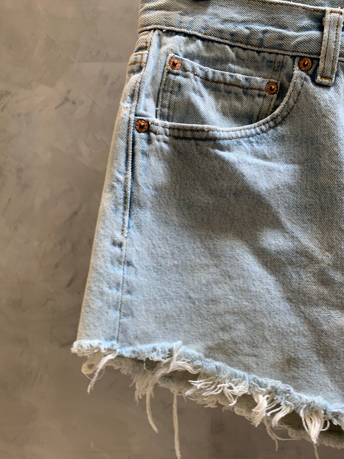 Light blue Denim Short