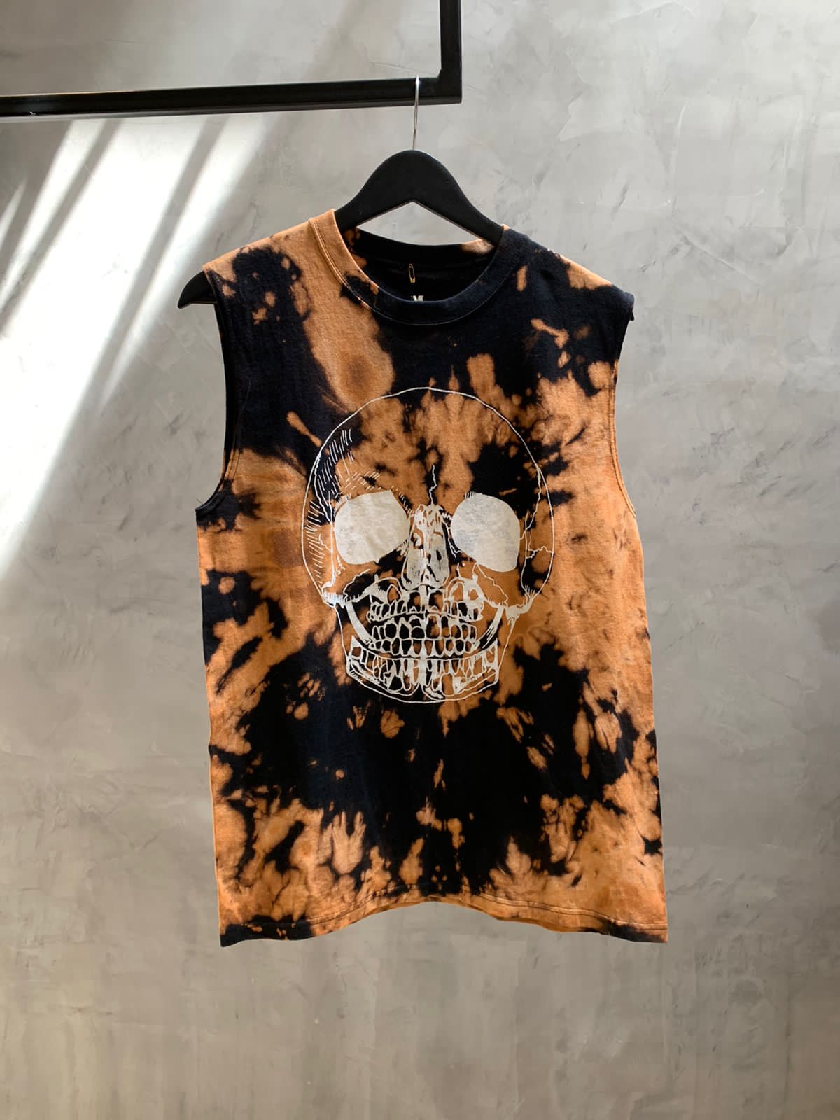 Sleeve less tie dye Tee