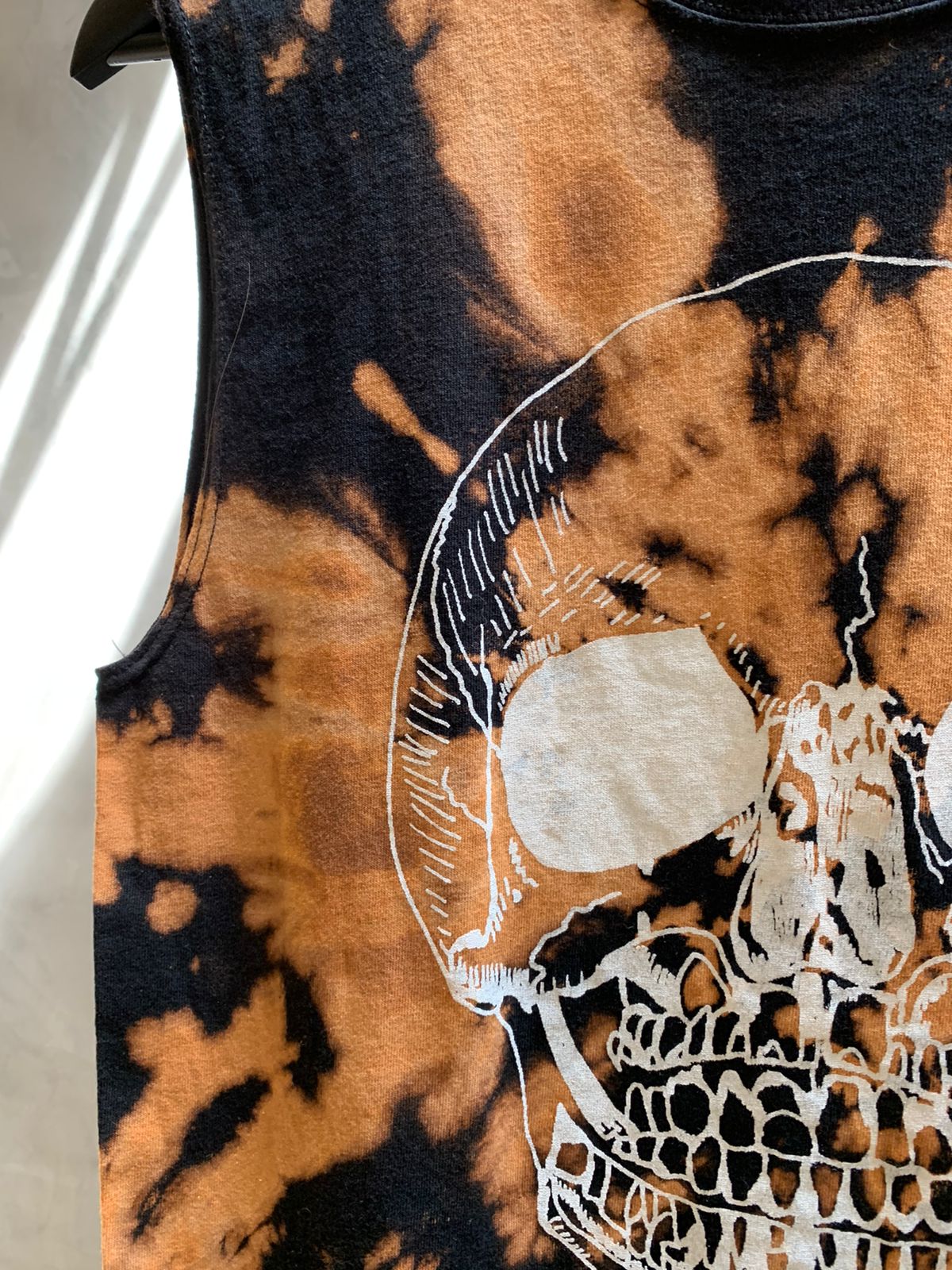 Sleeve less tie dye Tee