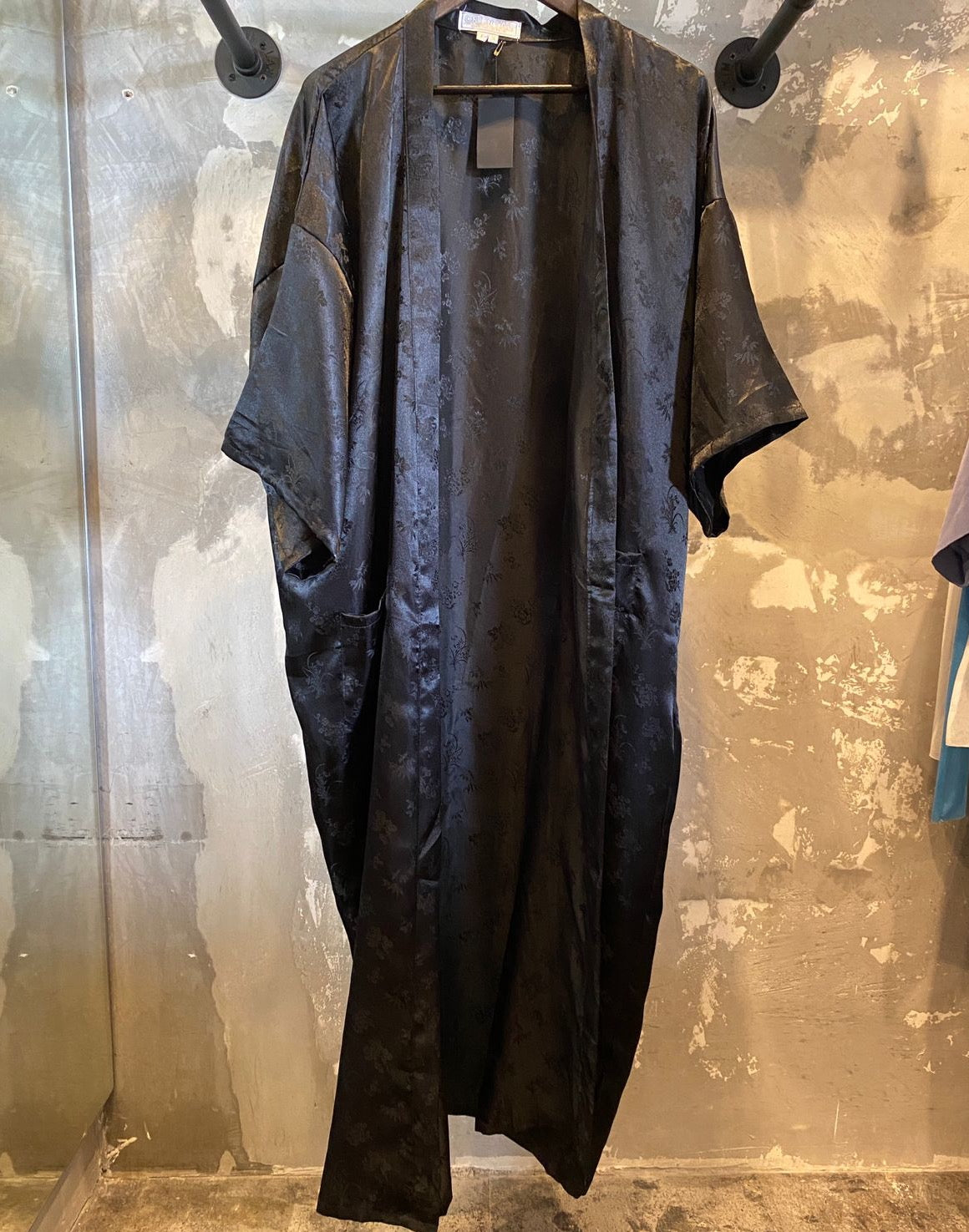 Kimono Black Silk