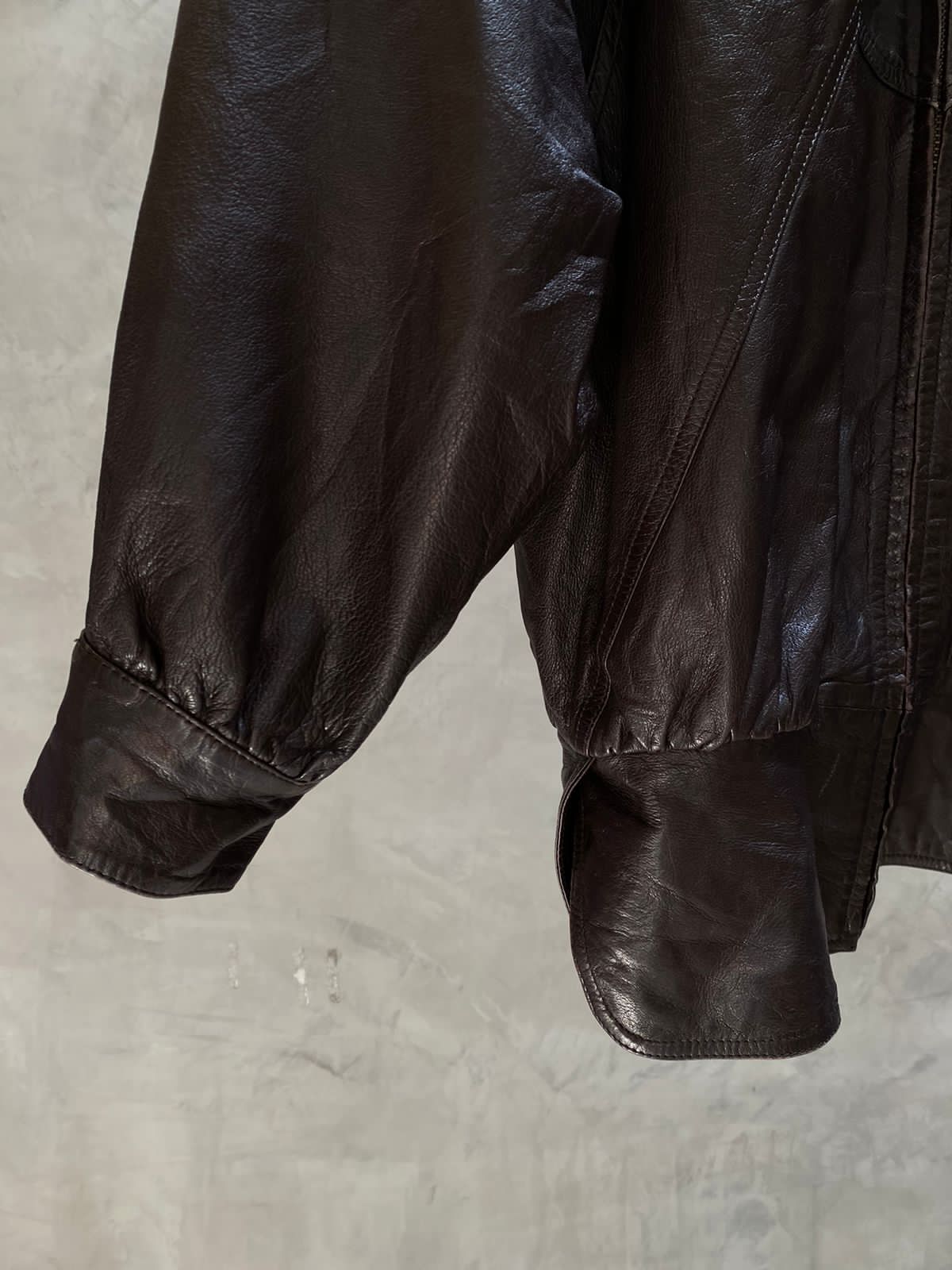 Leather jacket UNISEX 80s Cut