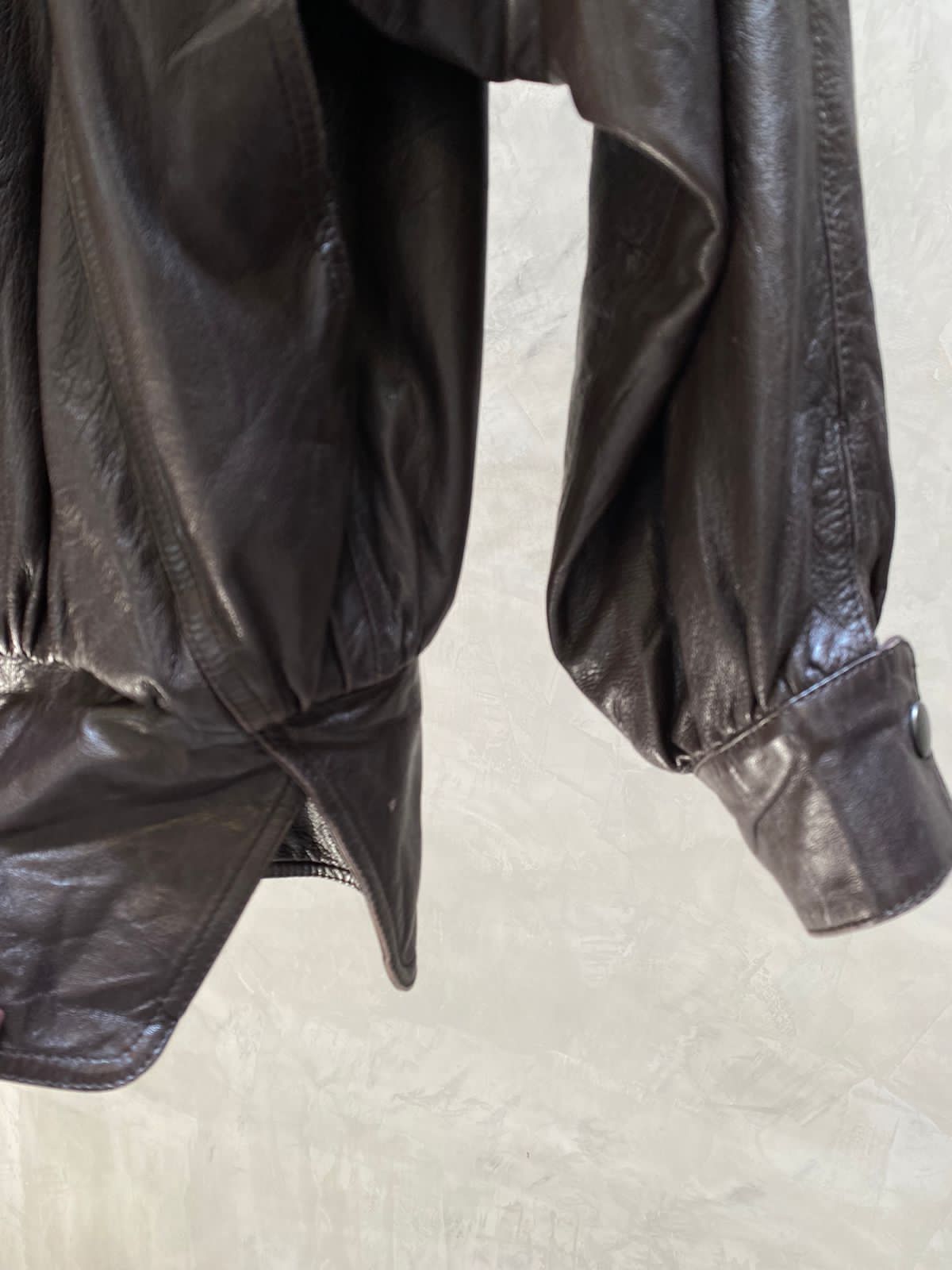 Leather jacket UNISEX 80s Cut