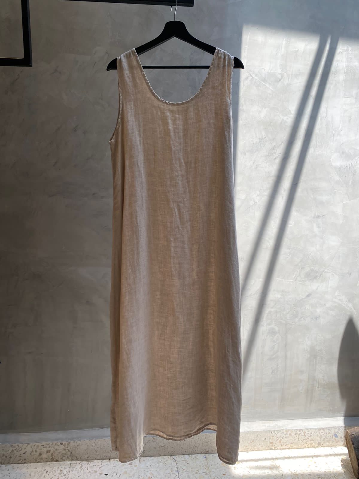 Long Linen Light Dress